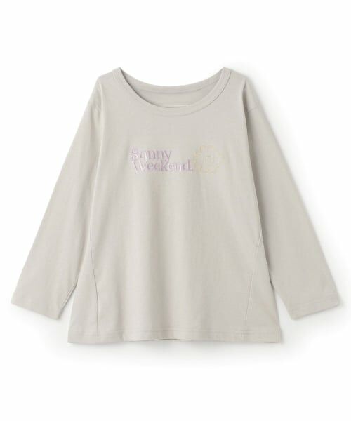 and D.petitmain / アンドディー. プティマイン Tシャツ | 【綿100】【365D.】ワンポイント刺繍ロンT | 詳細23