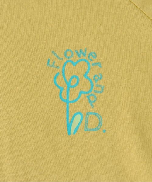 and D.petitmain / アンドディー. プティマイン Tシャツ | 【綿100】【365D.】袖プリントドルマンロンT | 詳細14