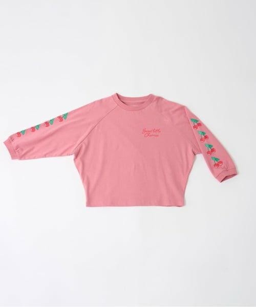 and D.petitmain / アンドディー. プティマイン Tシャツ | 【綿100】【365D.】袖プリントドルマンロンT | 詳細20