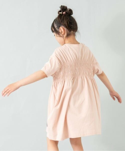 and D.petitmain / アンドディー. プティマイン ミニ丈・ひざ丈ワンピース | ロゴプリントシャーリング半袖ワンピ | 詳細6