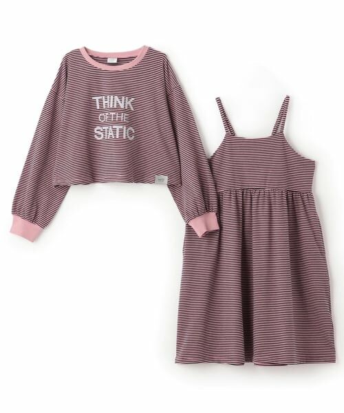 and D.petitmain / アンドディー. プティマイン ミニ丈・ひざ丈ワンピース | 【インナー付き】キャミワンピース | 詳細1