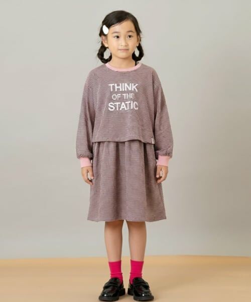 and D.petitmain / アンドディー. プティマイン ミニ丈・ひざ丈ワンピース | 【インナー付き】キャミワンピース（ピンク）