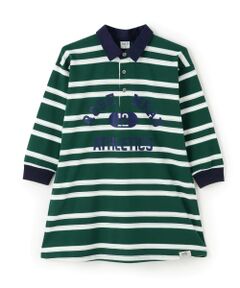 and D.petitmain / アンドディー. プティマイン ミニ丈・ひざ丈ワンピース | 【男女リンク】カレッジプリントラガーワンピ