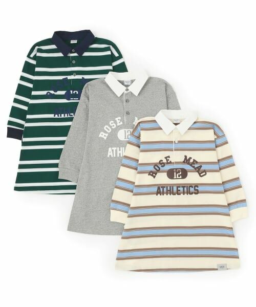 and D.petitmain / アンドディー. プティマイン ミニ丈・ひざ丈ワンピース | 【男女リンク】カレッジプリントラガーワンピ | 詳細6