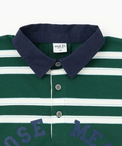 and D.petitmain / アンドディー. プティマイン ミニ丈・ひざ丈ワンピース | 【男女リンク】カレッジプリントラガーワンピ | 詳細7