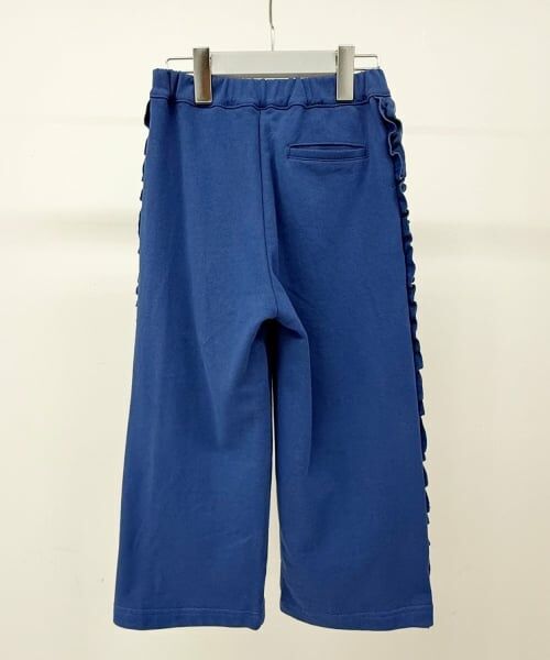 and D.petitmain / アンドディー. プティマイン その他パンツ | サイドフリル裏毛ワイドパンツ　 | 詳細9