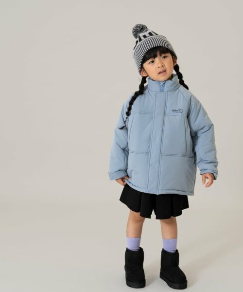 and D.petitmain / アンドディー. プティマイン ミニ・ひざ丈スカート | ボックスプリーツスカパン | 詳細1