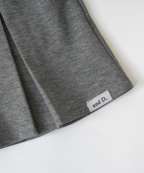 and D.petitmain / アンドディー. プティマイン ミニ・ひざ丈スカート | ボックスプリーツスカパン | 詳細10