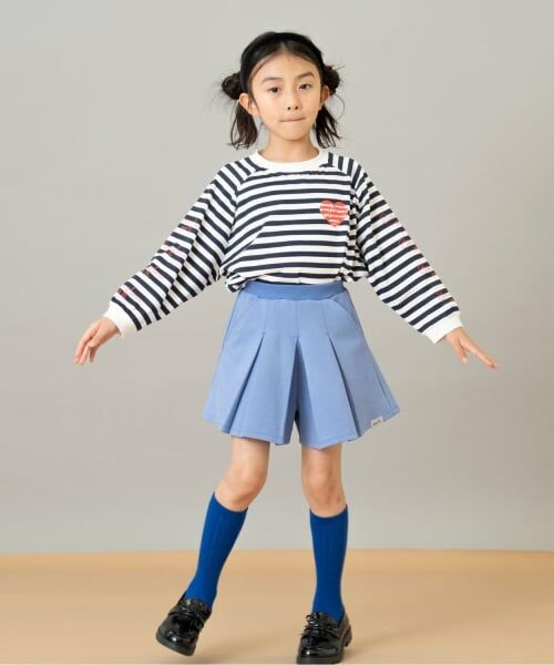 and D.petitmain / アンドディー. プティマイン ミニ・ひざ丈スカート | ボックスプリーツスカパン | 詳細14