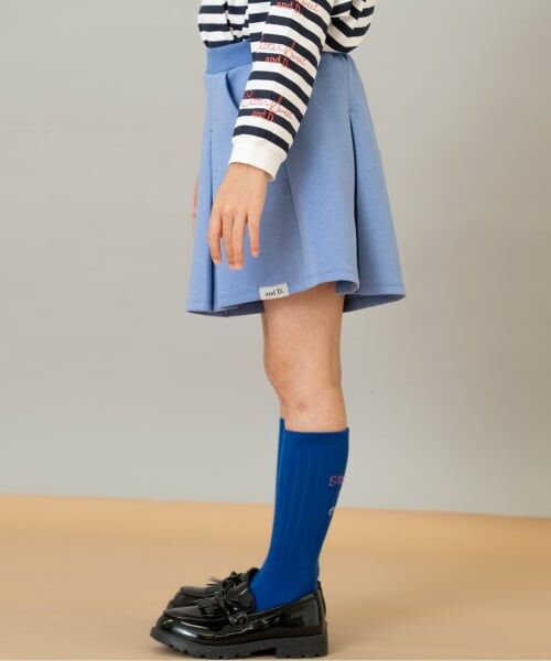 and D.petitmain / アンドディー. プティマイン ミニ・ひざ丈スカート | ボックスプリーツスカパン | 詳細15