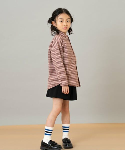 and D.petitmain / アンドディー. プティマイン ミニ・ひざ丈スカート | ボックスプリーツスカパン | 詳細17