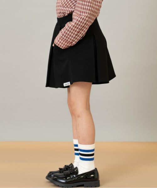 and D.petitmain / アンドディー. プティマイン ミニ・ひざ丈スカート | ボックスプリーツスカパン | 詳細18