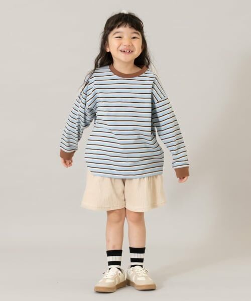 and D.petitmain / アンドディー. プティマイン ショート・ハーフ・半端丈パンツ | カットコールギャザースカパン | 詳細1