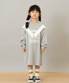 and D.petitmain / アンドディー. プティマイン ミニ丈・ひざ丈ワンピース | フリンジ付きプリントワンピース