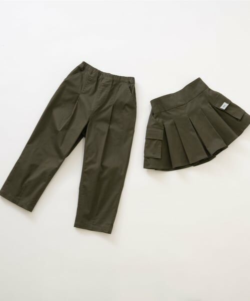 and D.petitmain / アンドディー. プティマイン ショート・ハーフ・半端丈パンツ | プリーツカーゴキュロット | 詳細15