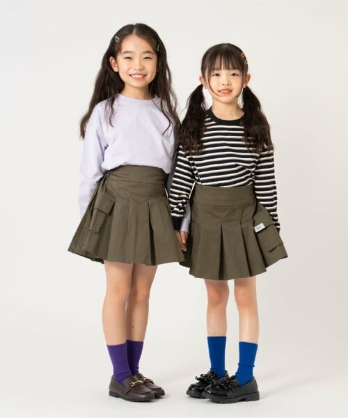 and D.petitmain / アンドディー. プティマイン ショート・ハーフ・半端丈パンツ | プリーツカーゴキュロット | 詳細6