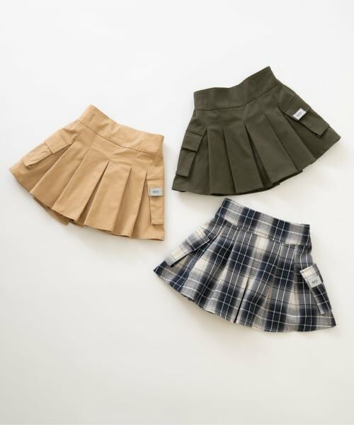 and D.petitmain / アンドディー. プティマイン ショート・ハーフ・半端丈パンツ | プリーツカーゴキュロット | 詳細7