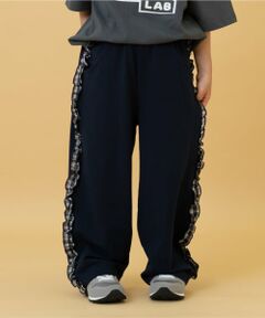 and D.petitmain / アンドディー. プティマイン その他パンツ | サイドガラフリルスウェットパンツ
