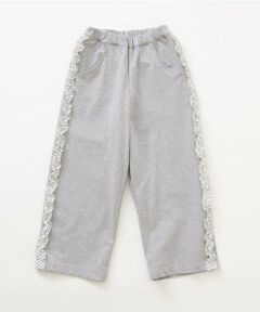 and D.petitmain / アンドディー. プティマイン その他パンツ | サイドガラフリルスウェットパンツ