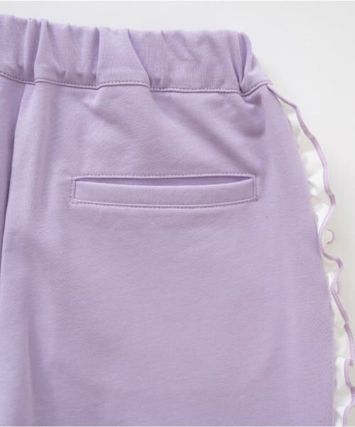 and D.petitmain / アンドディー. プティマイン その他パンツ | サイドガラフリルスウェットパンツ | 詳細11