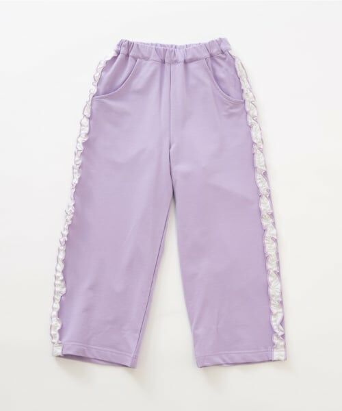 and D.petitmain / アンドディー. プティマイン その他パンツ | サイドガラフリルスウェットパンツ | 詳細13