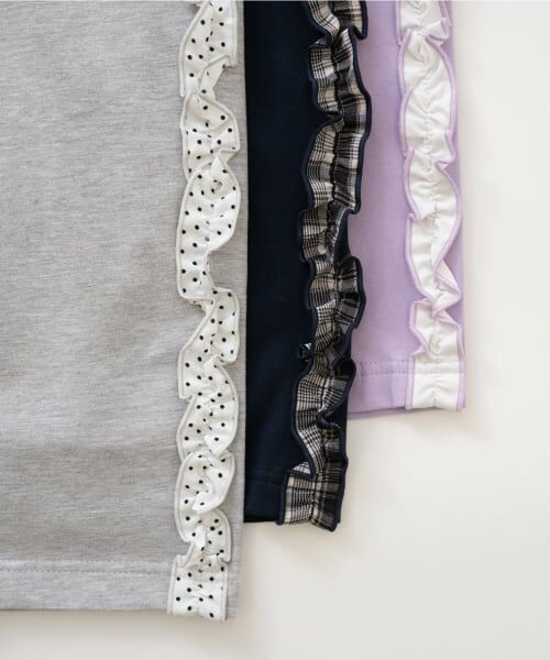 and D.petitmain / アンドディー. プティマイン その他パンツ | サイドガラフリルスウェットパンツ | 詳細6