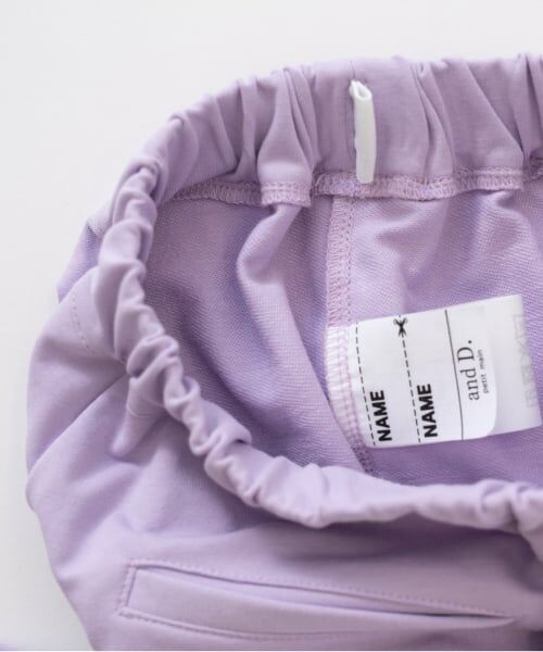 and D.petitmain / アンドディー. プティマイン その他パンツ | サイドガラフリルスウェットパンツ | 詳細8