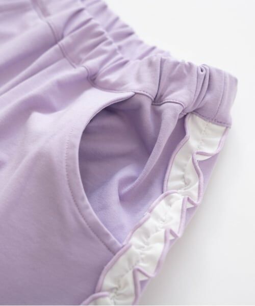 and D.petitmain / アンドディー. プティマイン その他パンツ | サイドガラフリルスウェットパンツ | 詳細9