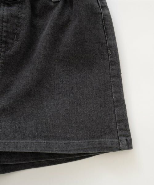 and D.petitmain / アンドディー. プティマイン ショート・ハーフ・半端丈パンツ | デニムミニラップ風スカートパンツ | 詳細4