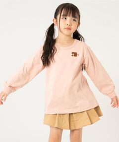 and D.petitmain / アンドディー. プティマイン Tシャツ | 【365D】ワンポイントししゅうAラインロンT