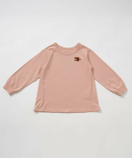 and D.petitmain / アンドディー. プティマイン Tシャツ | 【365D】ワンポイントししゅうAラインロンT | 詳細11