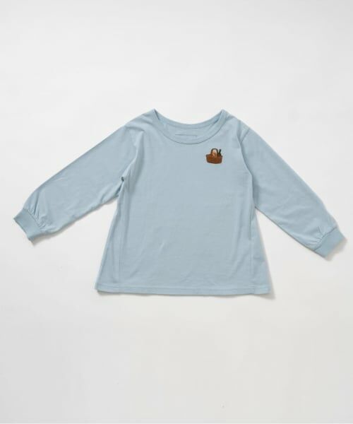 and D.petitmain / アンドディー. プティマイン Tシャツ | 【365D】ワンポイントししゅうAラインロンT | 詳細13