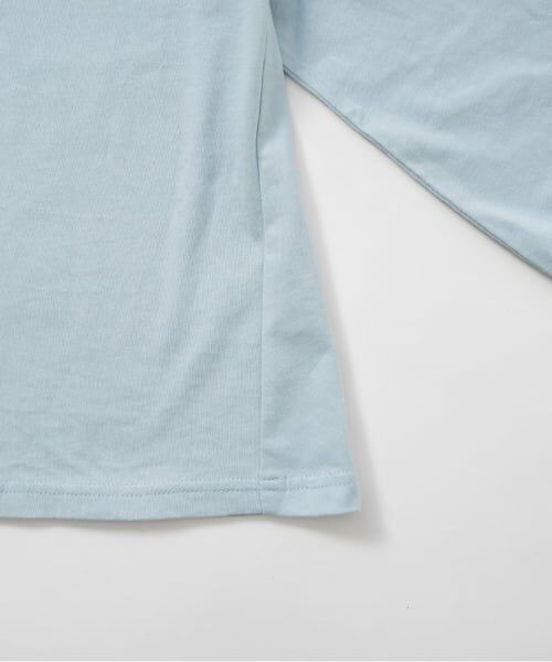 and D.petitmain / アンドディー. プティマイン Tシャツ | 【365D】ワンポイントししゅうAラインロンT | 詳細8