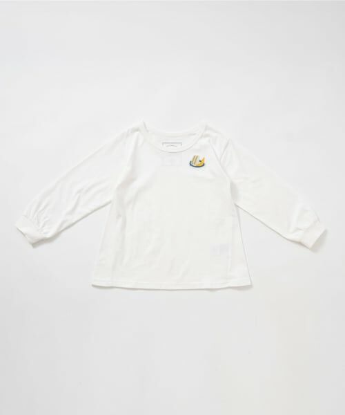 and D.petitmain / アンドディー. プティマイン Tシャツ | 【365D】ワンポイントししゅうAラインロンT | 詳細23