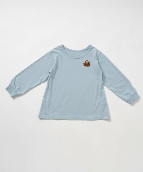 and D.petitmain / アンドディー. プティマイン Tシャツ | 【365D】ワンポイントししゅうAラインロンT | 詳細26