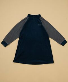 and D.petitmain / アンドディー. プティマイン ミニ丈・ひざ丈ワンピース | 【リンク】パイルワンピース