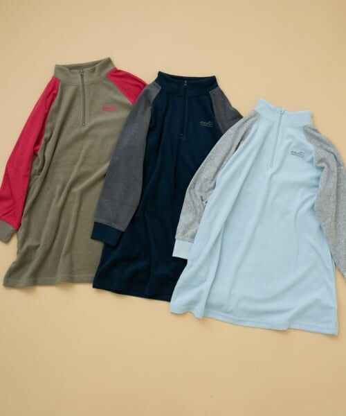 and D.petitmain / アンドディー. プティマイン ミニ丈・ひざ丈ワンピース | 【リンク】パイルワンピース | 詳細4