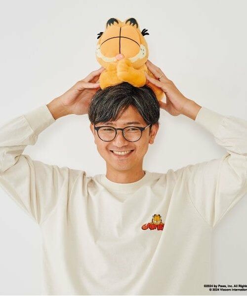 and D.petitmain / アンドディー. プティマイン Tシャツ | 【親子リンク】DadガーフィールドロンTEE | 詳細2