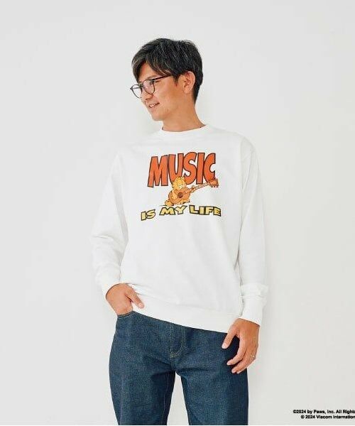 and D.petitmain / アンドディー. プティマイン スウェット | 【親子リンク】Dadガーフィールド裏毛プルオーバー | 詳細1