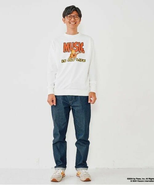 and D.petitmain / アンドディー. プティマイン スウェット | 【親子リンク】Dadガーフィールド裏毛プルオーバー | 詳細3