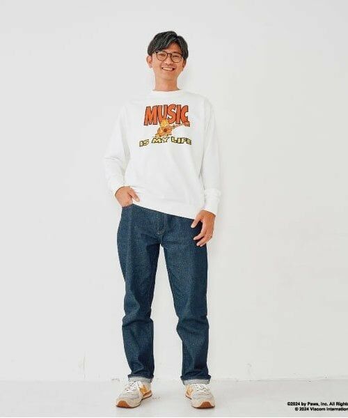 and D.petitmain / アンドディー. プティマイン スウェット | 【親子リンク】Dadガーフィールド裏毛プルオーバー | 詳細4