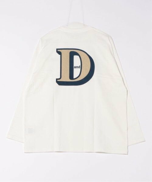 and D.petitmain / アンドディー. プティマイン Tシャツ | 【親子リンク】DadD.ロゴ長袖ビッグTシャツ | 詳細1