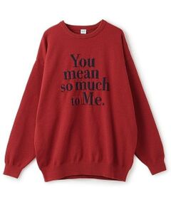 and D.petitmain / アンドディー. プティマイン ニット・セーター | 【親子リンク】洗濯機可 Dadロゴニット