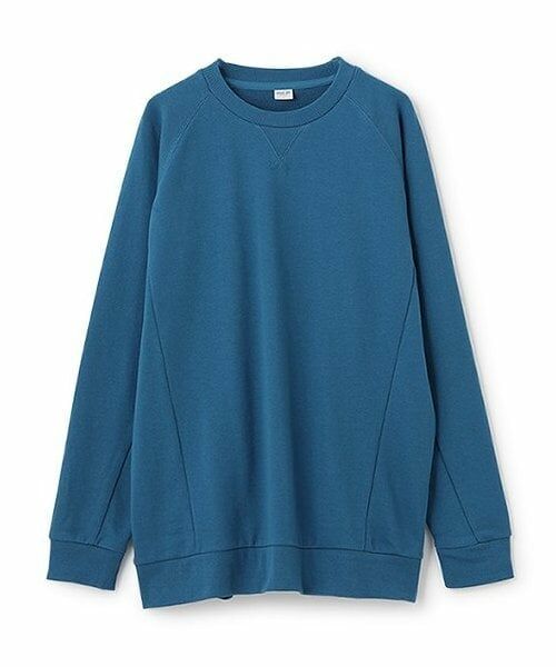 and D.petitmain / アンドディー. プティマイン スウェット | 【親子リンク】Dadラグランワイドスウェット（ブルー）