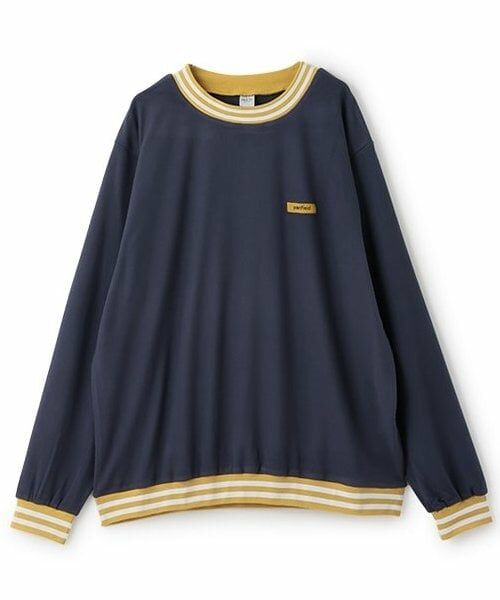 and D.petitmain / アンドディー. プティマイン スウェット | 【Penfield】Dadリブラインスウェット（紺）