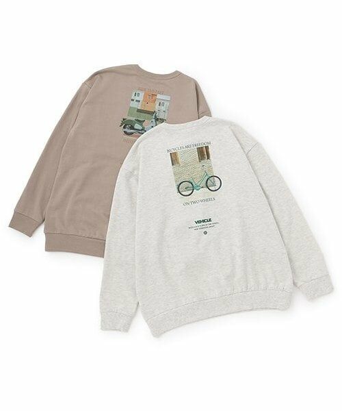 and D.petitmain / アンドディー. プティマイン スウェット | 【親子リンク】乗り物プリントワイドスウェット | 詳細11