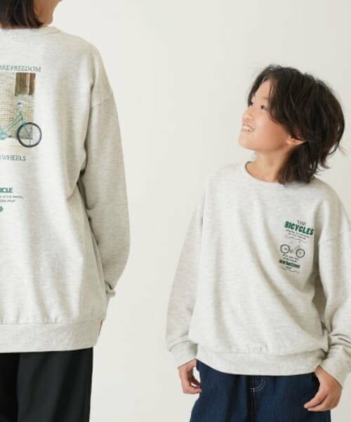 and D.petitmain / アンドディー. プティマイン スウェット | 【親子リンク】乗り物プリントワイドスウェット | 詳細2