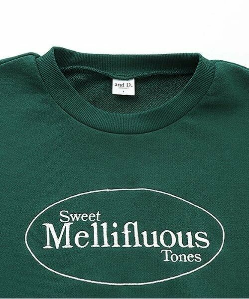 and D.petitmain / アンドディー. プティマイン スウェット | 【親子リンク】Dadロゴビッグスウェット | 詳細2