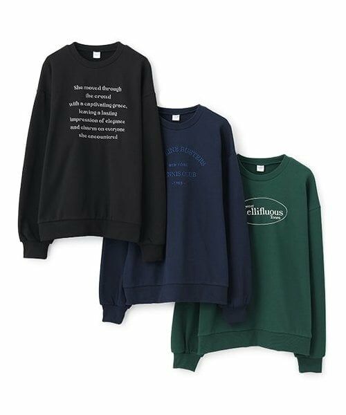 and D.petitmain / アンドディー. プティマイン スウェット | 【親子リンク】Dadロゴビッグスウェット | 詳細9