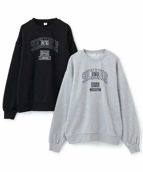 and D.petitmain / アンドディー. プティマイン スウェット | 【親子リンク】Dadワッペンビッグスウェット | 詳細7